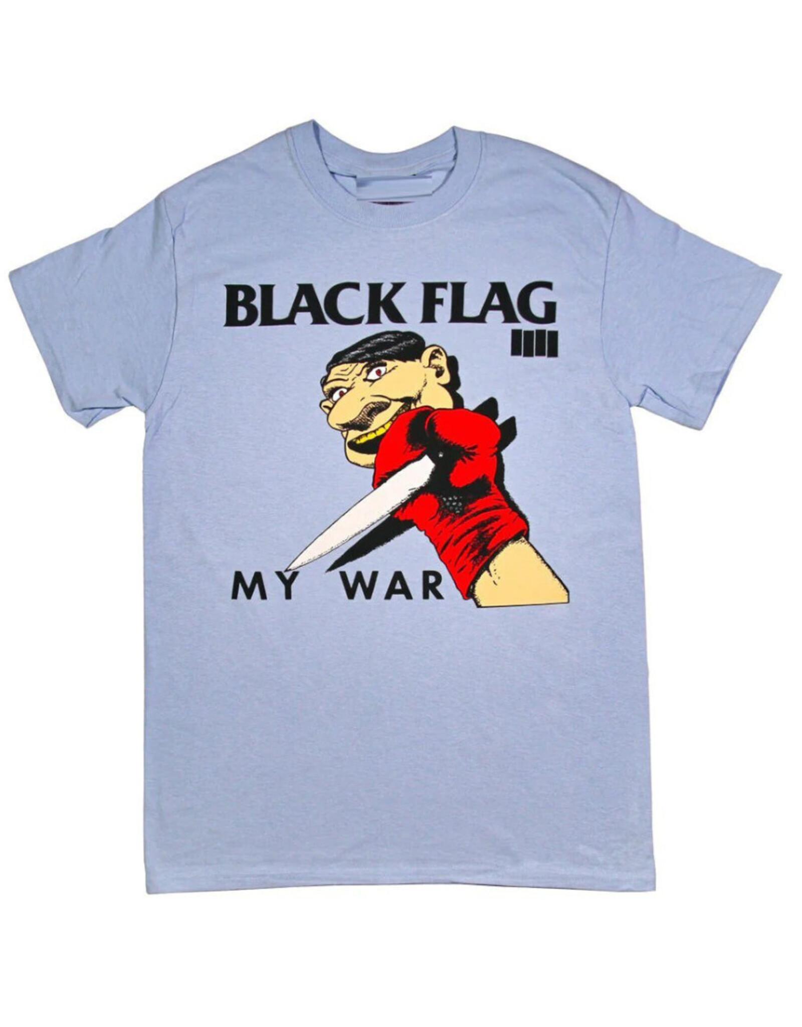 Star 500 Concert Series On Hollywood Tee Black Flag My War S/S (Light Blue)