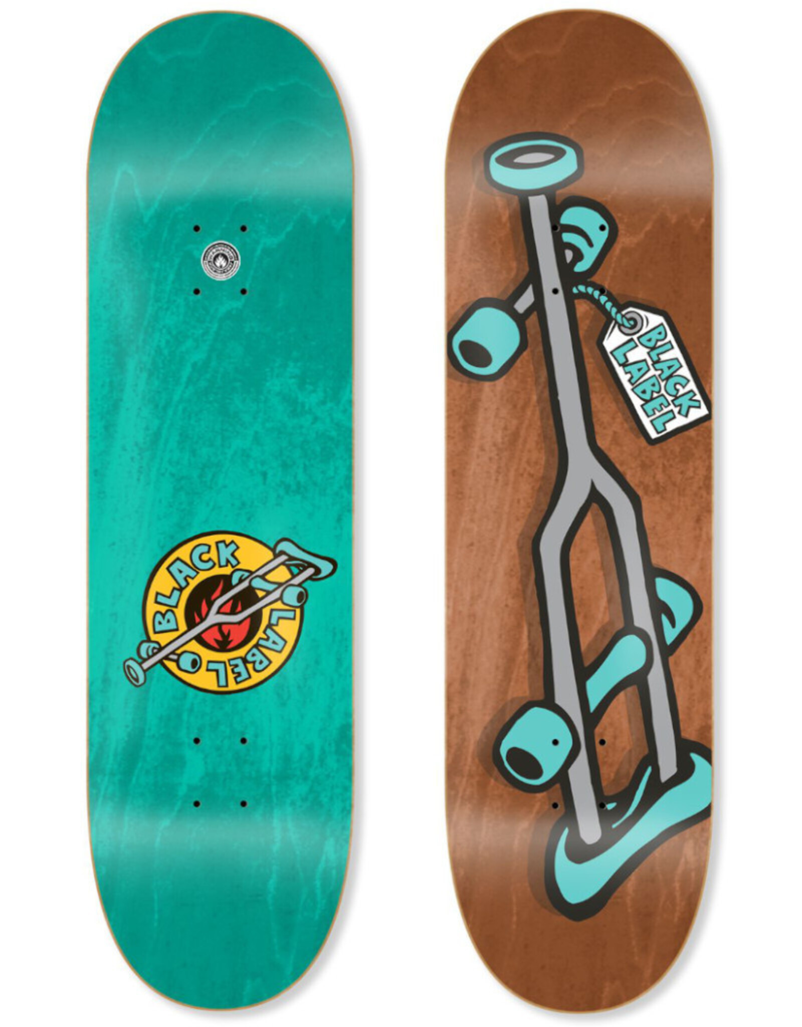 Black Label Black Label Deck Team Crutch (8.25)