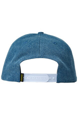 Krooked Krooked Hat Eyes Embroidary Snapback (Washed Denim/Yellow)