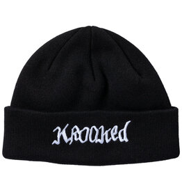 Krooked Krooked Beanie Double OK Script Cuff (Black)