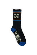 Krooked Krooked Socks Eyes Crew (Black/Blue/Brown)