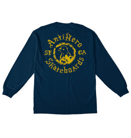 Anti Hero Anti Hero Tee Pigeon Motion Pocket L/S (Navy/Yellow)