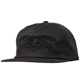 Anti Hero Anti Hero Hat Basic Eagle Embroidery Snapback (Black/Black)