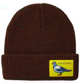 Anti Hero Anti Hero Beanie Lil Pigeon Label Cuff (Brown/Yellow)