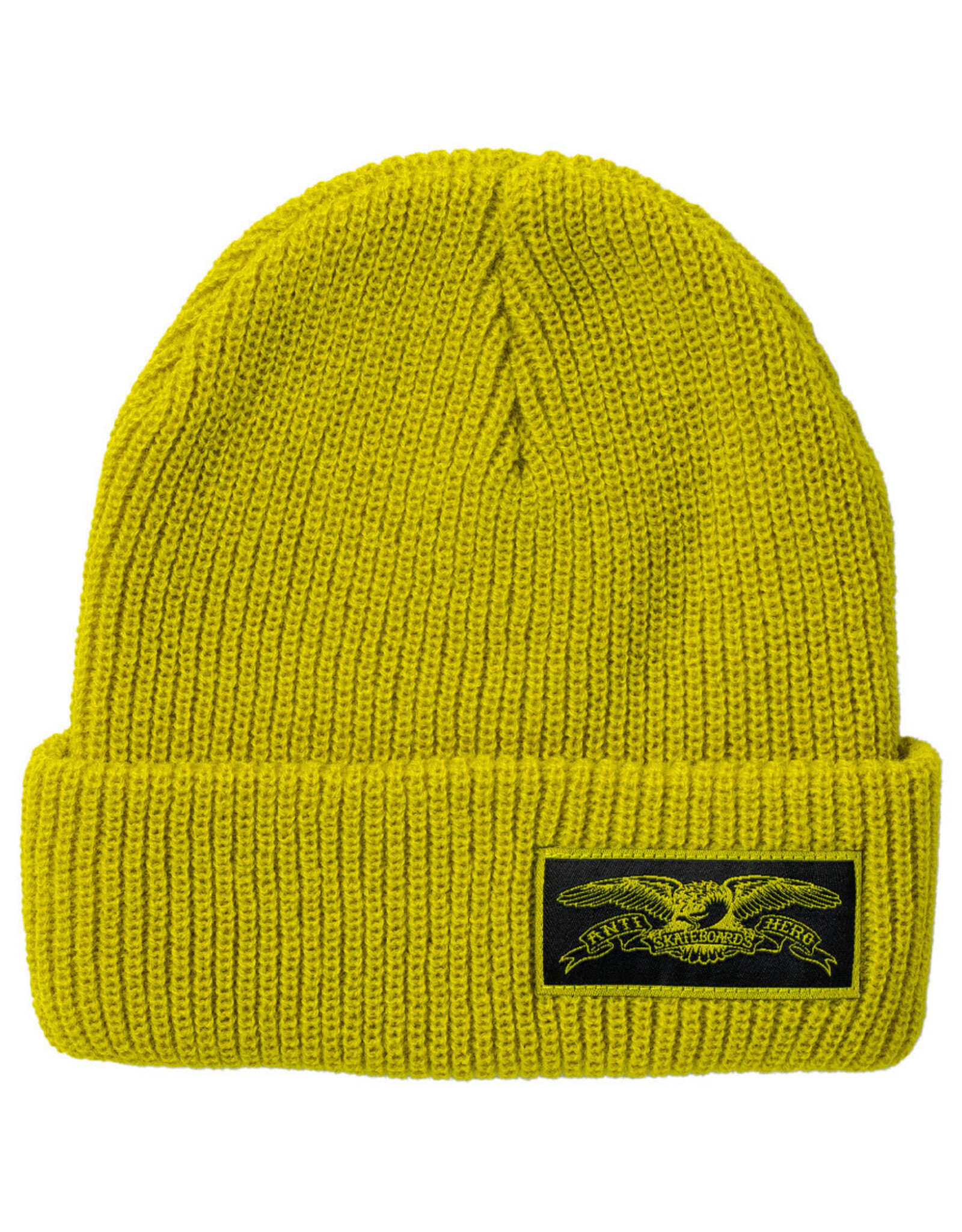 Anti Hero Anti Hero Beanie Stock Eagle Label Cuff (Yellow)