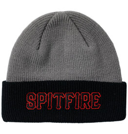 Spitfire Spitfire Beanie Spitball Cuff (Charcoal/Black/Red)