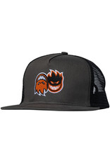 Spitfire Spitfire Hat Eternal Fill Trucker Snapback (Black/Charcoal)
