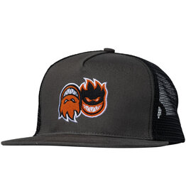 Spitfire Spitfire Hat Eternal Fill Trucker Snapback (Black/Charcoal)