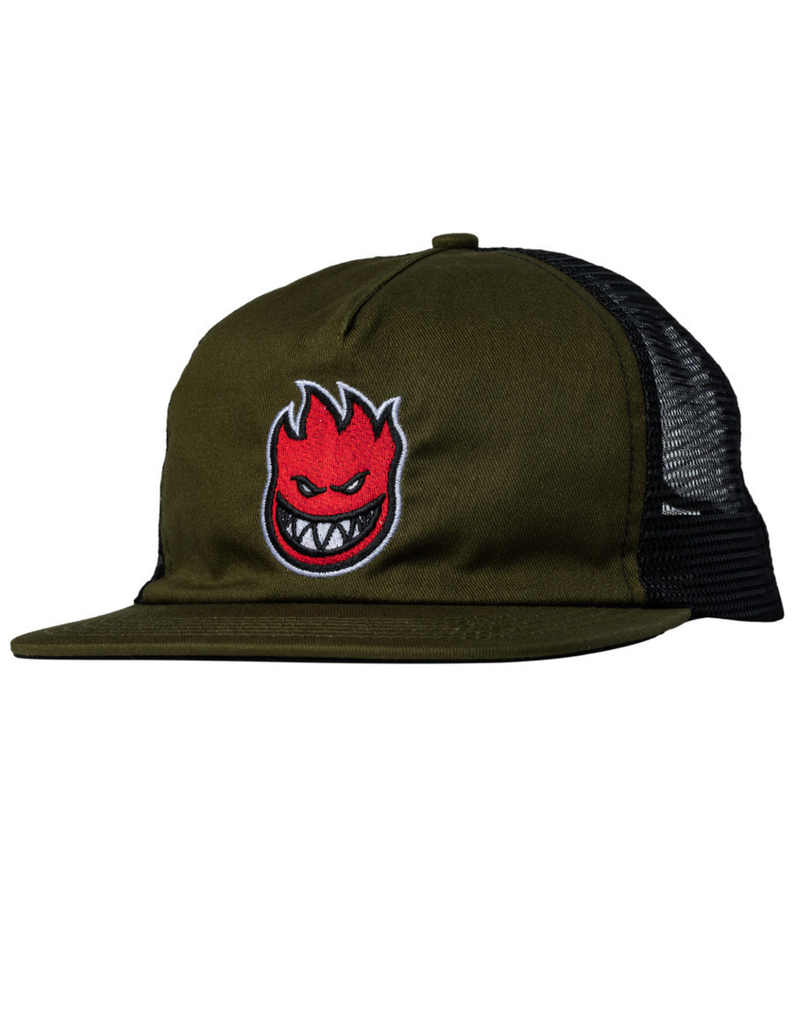 Spitfire Spitfire Hat Bighead Fill Snapback (Olive/Red)