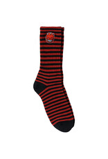 Spitfire Spitfire Socks Bighead Fill Stripe Crew (Black/Red)