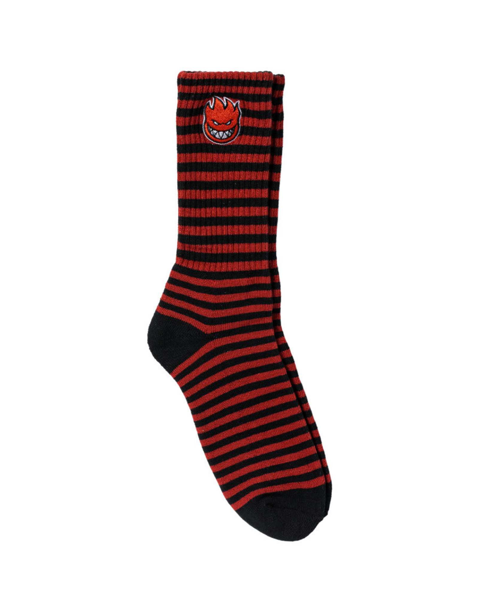 Spitfire Spitfire Socks Bighead Fill Stripe Crew (Black/Red)