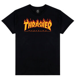 Thrasher Thrasher Tee Youth Kids Flame Logo S/S (Black)