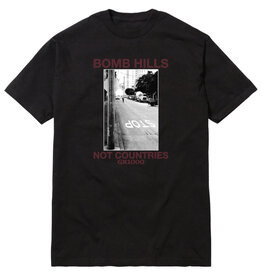 GX1000 GX-1000 Tee Bomb Hills Not Countries S/S (Black/Burgundy)