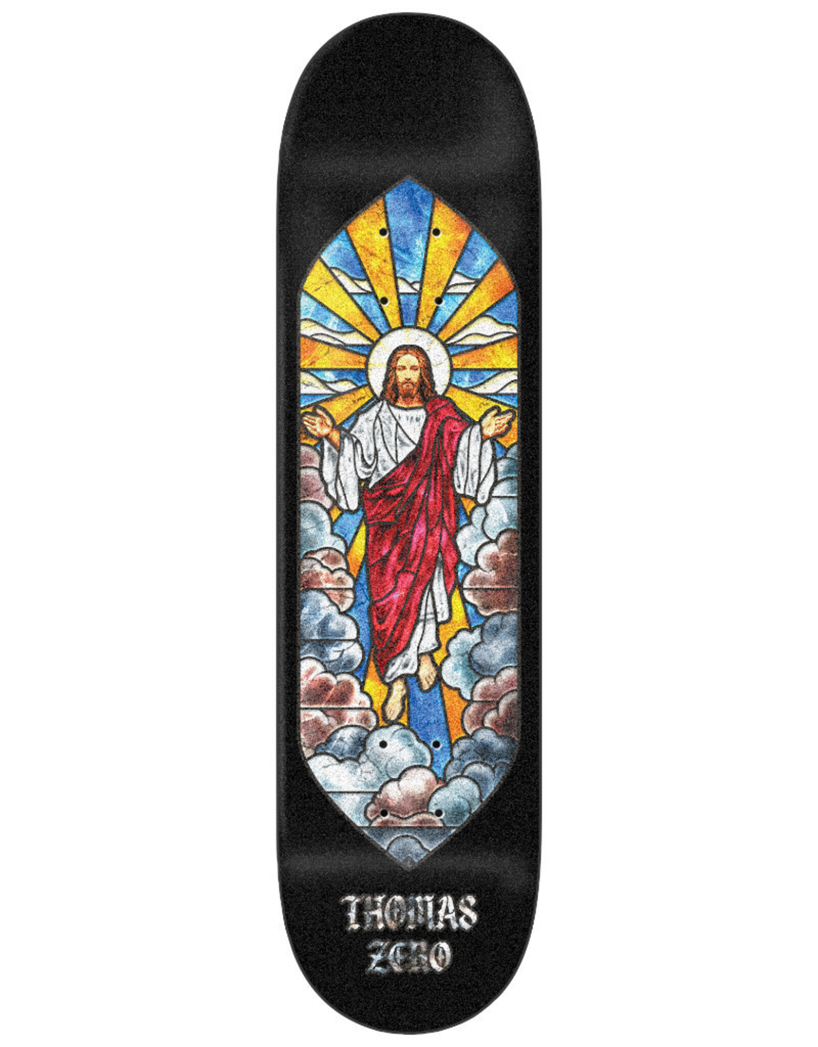 Zero Skateboards Zero Deck Jamie Thomas Stained Glass Jesus (8.25)