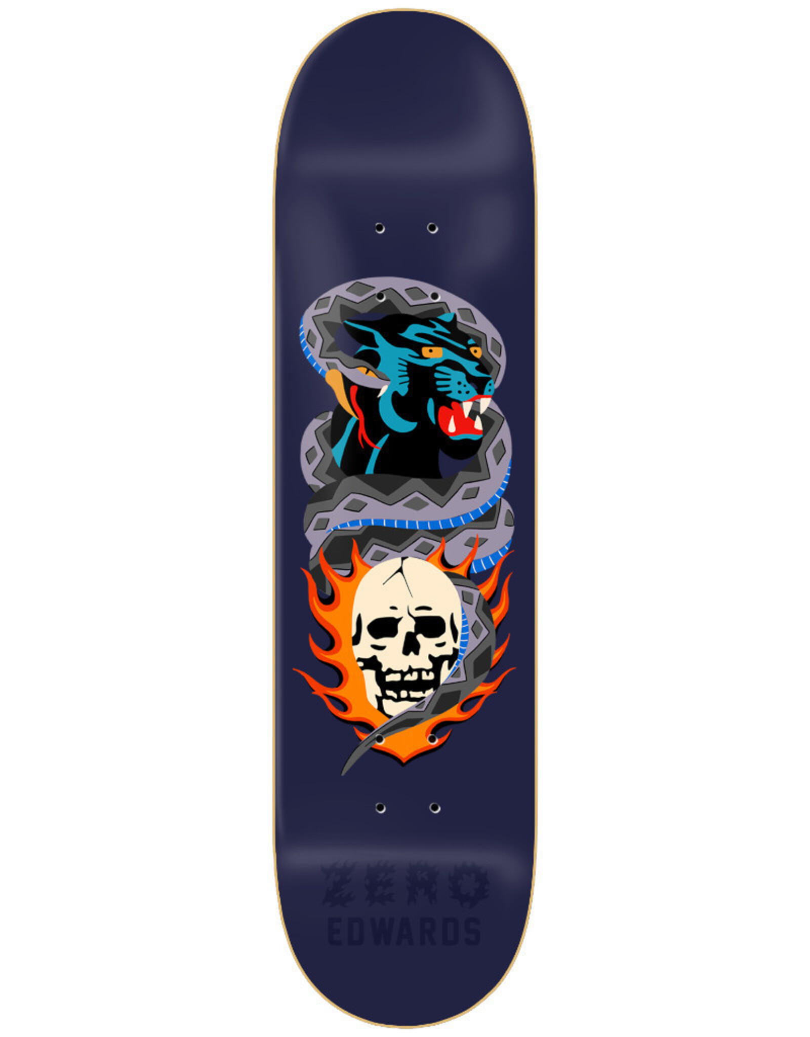 Zero Skateboards Zero Deck Forrest Edwards Han 3 Black Panther (8.25)