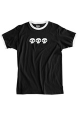 Zero Skateboards Zero Tee Ringer 3 Skull S/S (Black)