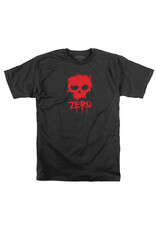 Zero Skateboards Zero Tee Blood Skull S/S (Black)