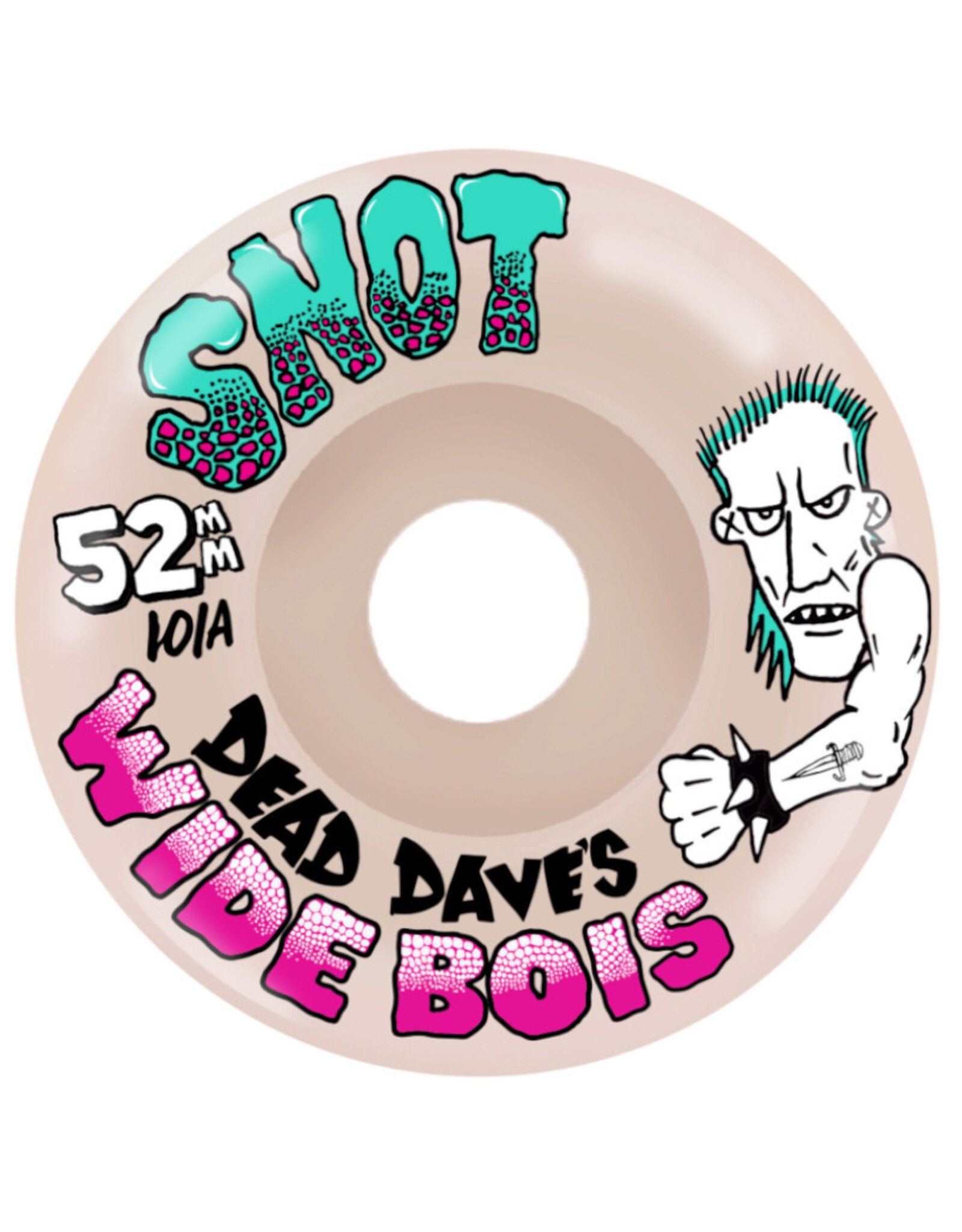 Snot Snot Wheels Dead Dave's Wide Boi's Natural (52mm/101a)