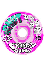 Snot Snot Wheels Franky Villani Skulls Pink Swirl (53mm/99a)