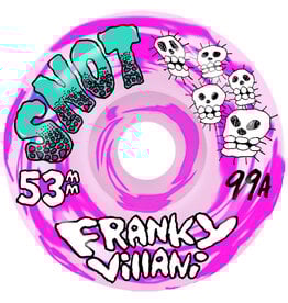 Snot Snot Wheels Franky Villani Skulls Pink Swirl (53mm/99a)