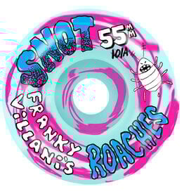 Snot Snot Wheels Franky Villani Roaches Conical Blue Swirl (55mm/101a)