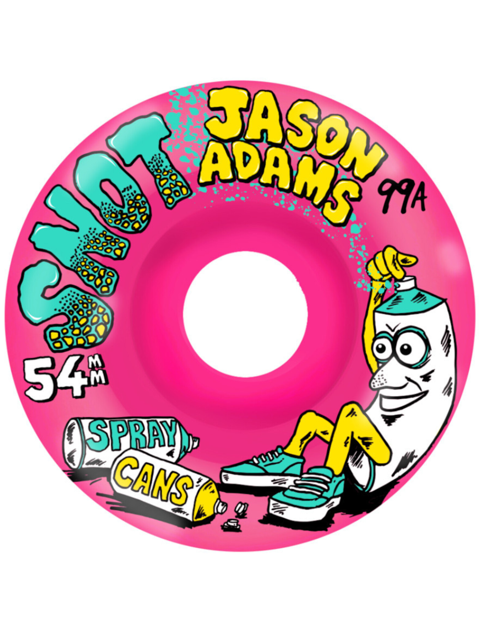 Snot Snot Wheels Jason Adams Spray Cans Pink (54mm/99a)