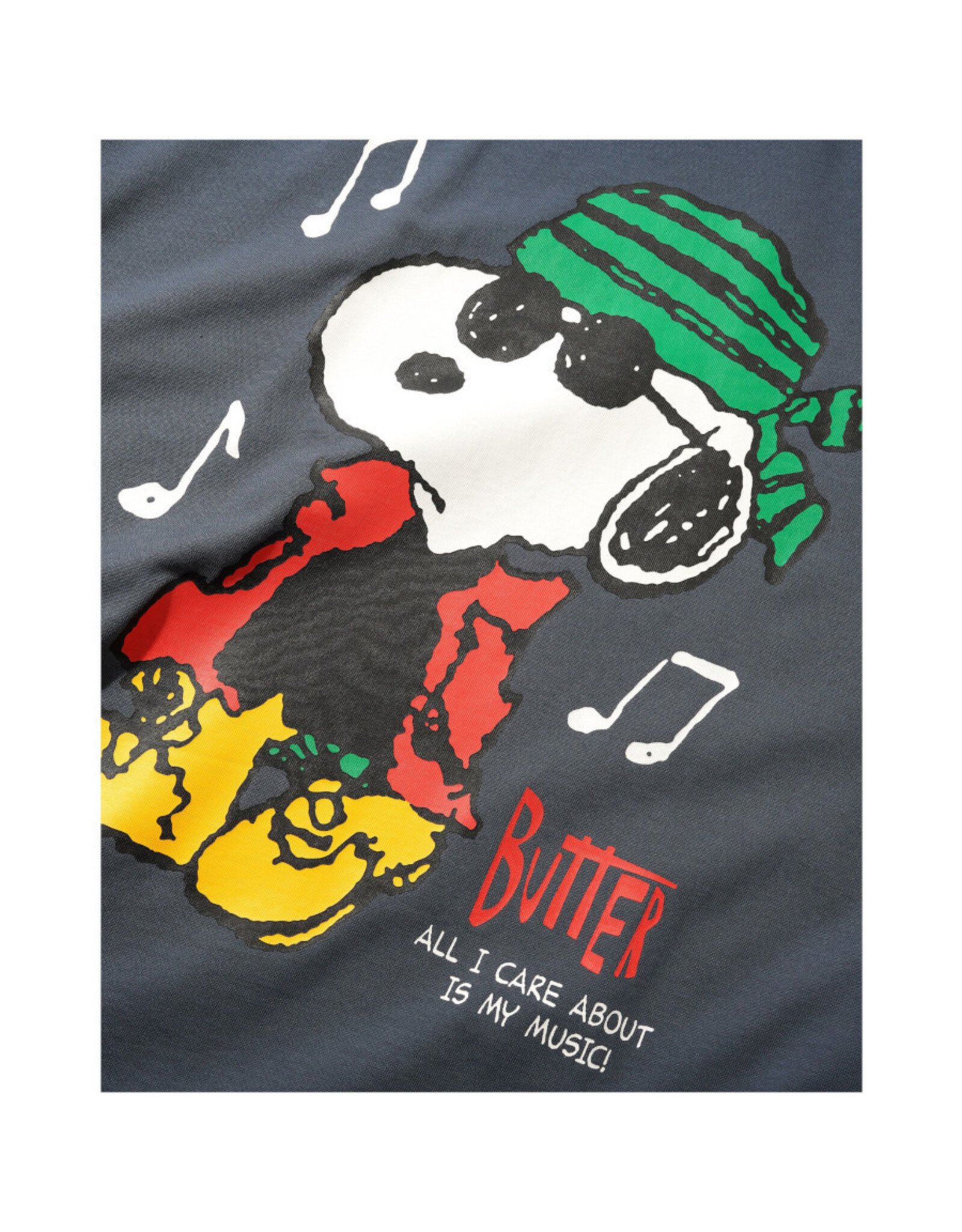 Butter Goods Butter Goods Tee X Peanuts Music S/S (Slate)