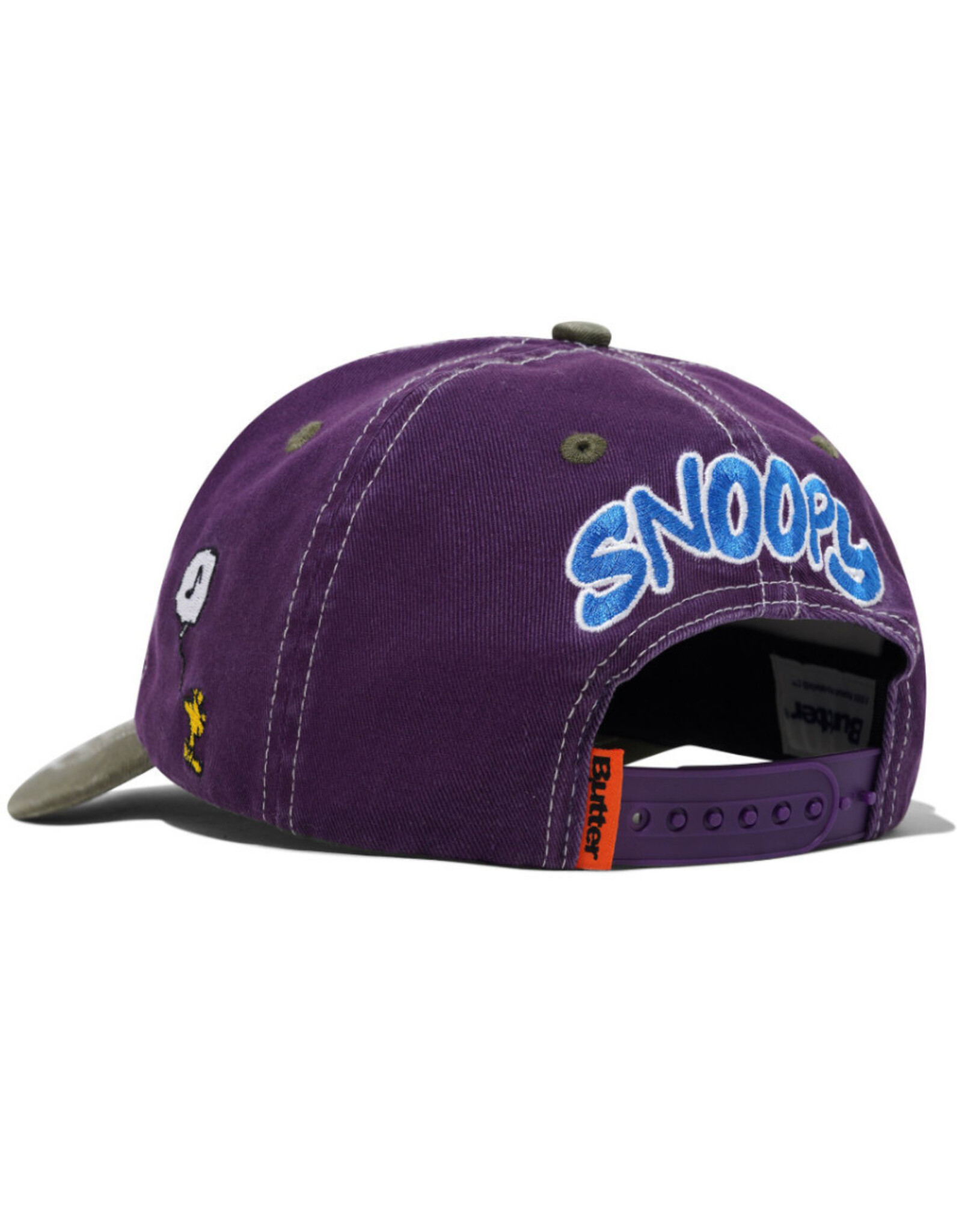 Butter Goods Butter Goods Hat X Peanuts Music Snapback (Washed Purple/Fern)