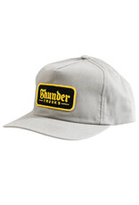Thunder Thunder Hat Script Patch Snapback (Grey/Gold)