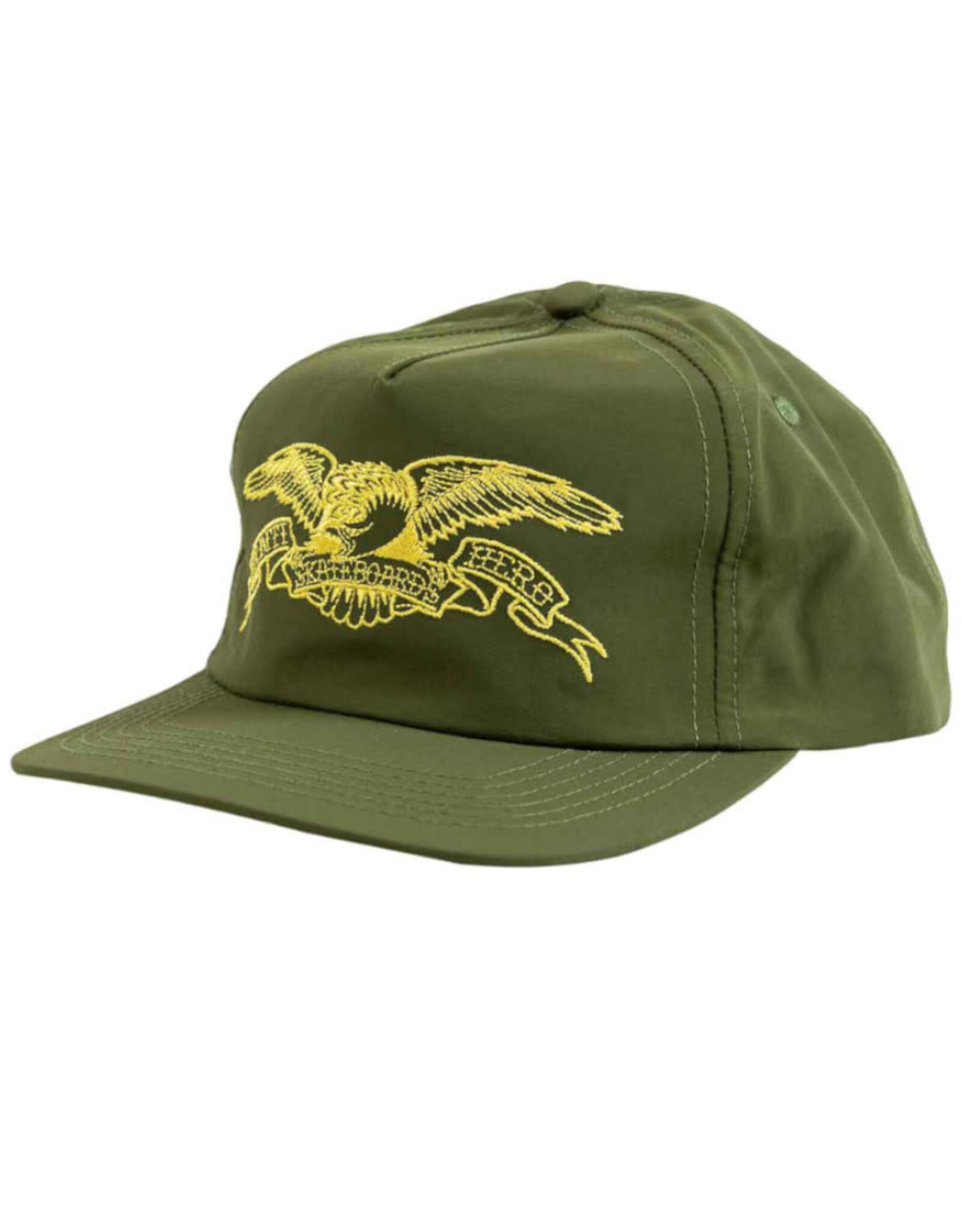 Anti Hero Anti Hero Hat Basic Eagle Snapback (Olive/Yellow)