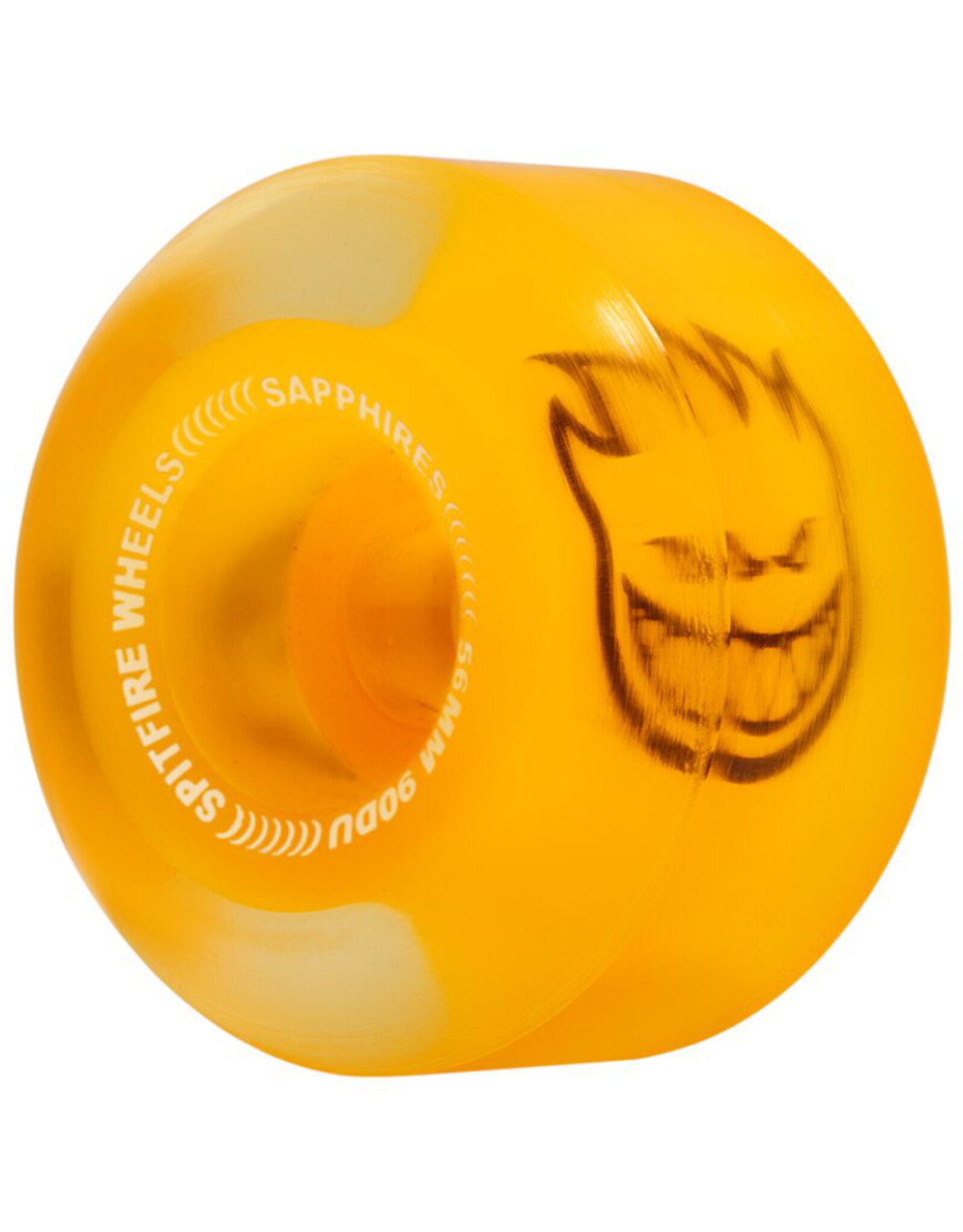 Spitfire Spitfire Wheels 90D Sapphires Conical Full Clear Neon Orange (56mm/90d)