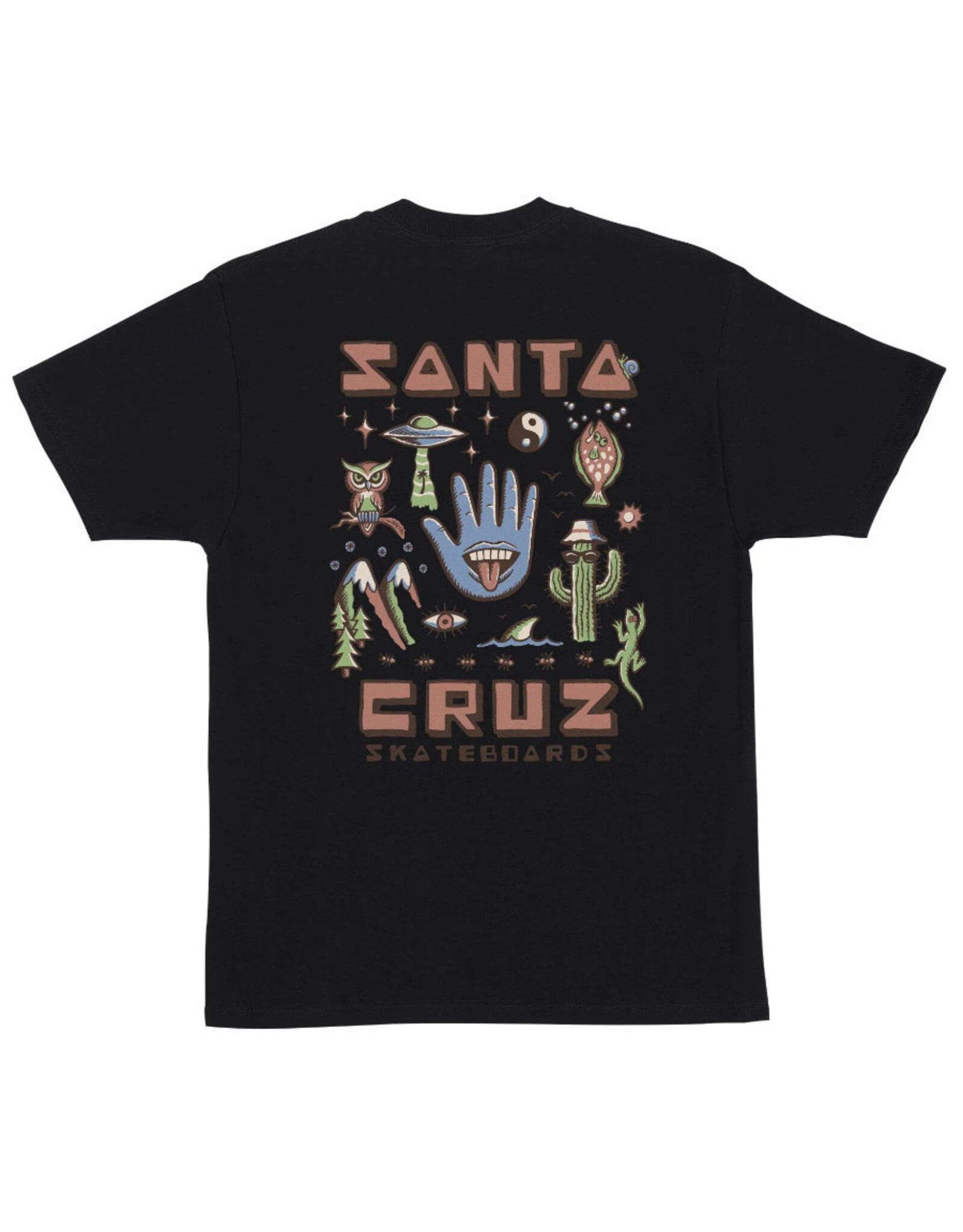 Santa Cruz Santa Cruz Tee Tripper Heavyweight S/S (Black)