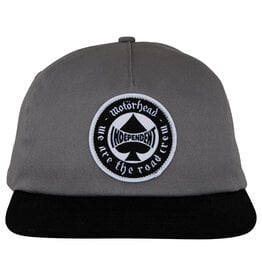 Independent Independent Hat X Motorhead Spade Unstructured Snapback (Charcoal/Black)