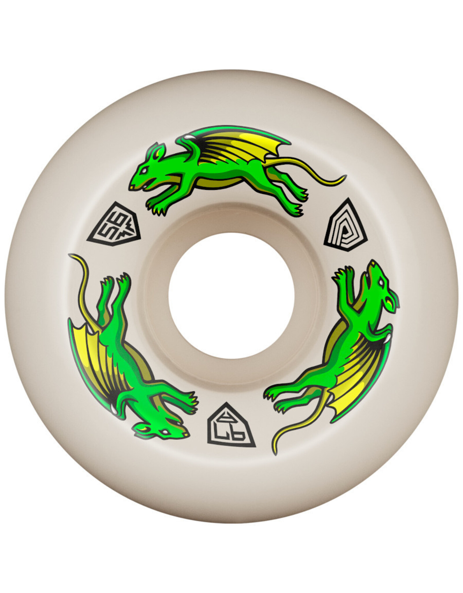 Powell Peralta Powell Peralta Wheels Dragon Formula Green Nano Rat (56X39mm/97a)