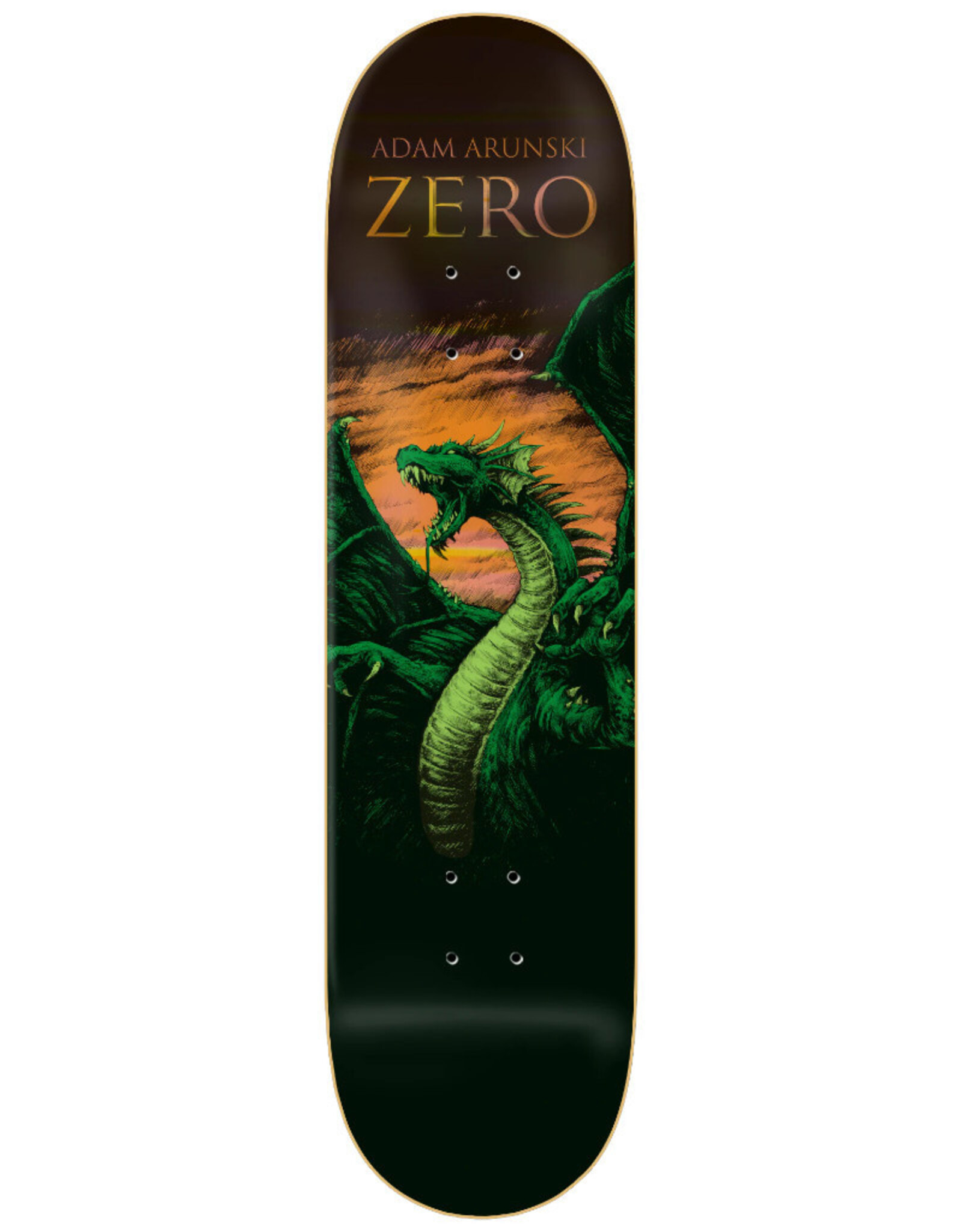 Zero Skateboards Zero Deck Adam Arunski Dragon Holographic (8.5)