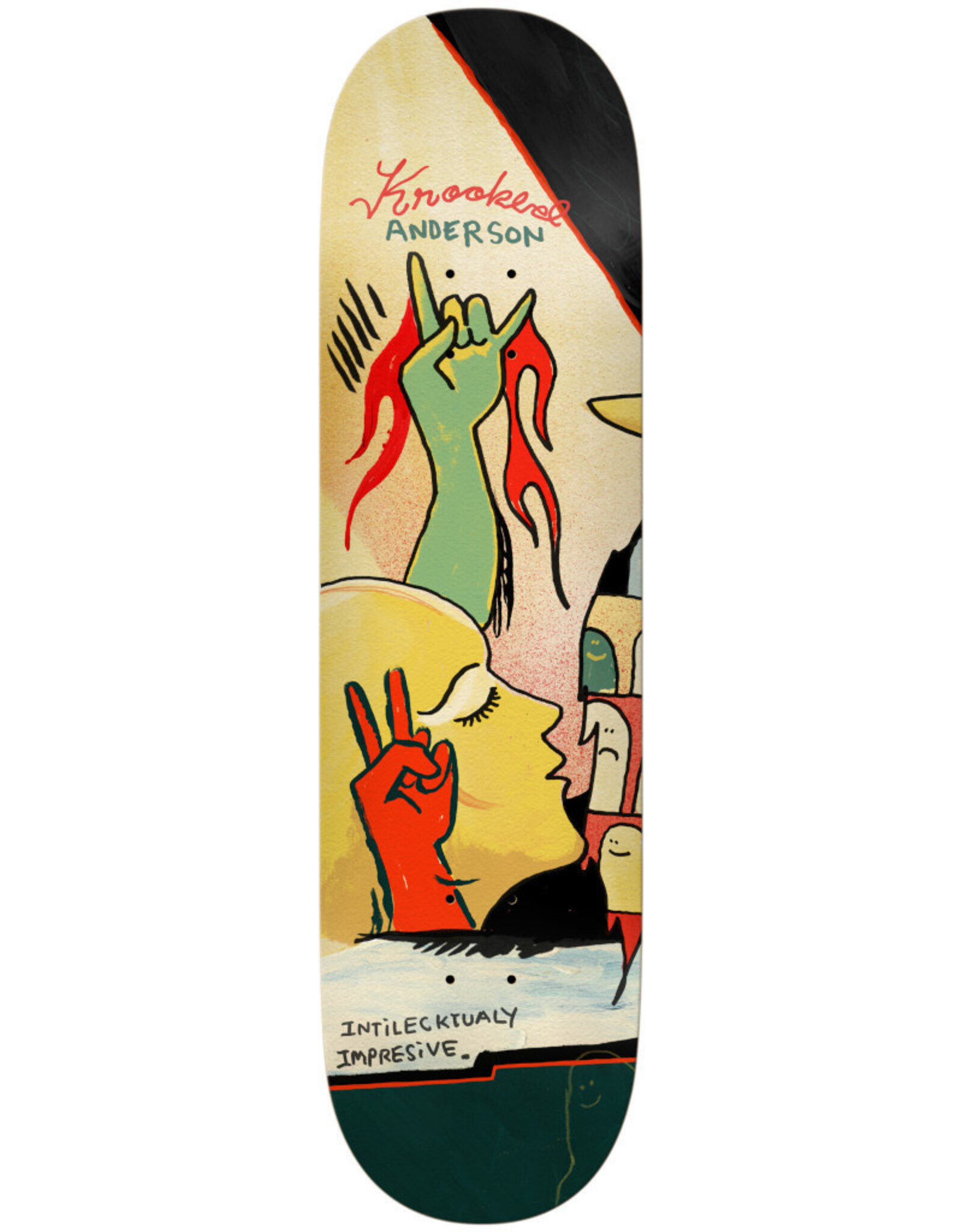 Krooked Krooked Deck Mike Anderson Manderson Three Star (8.38)