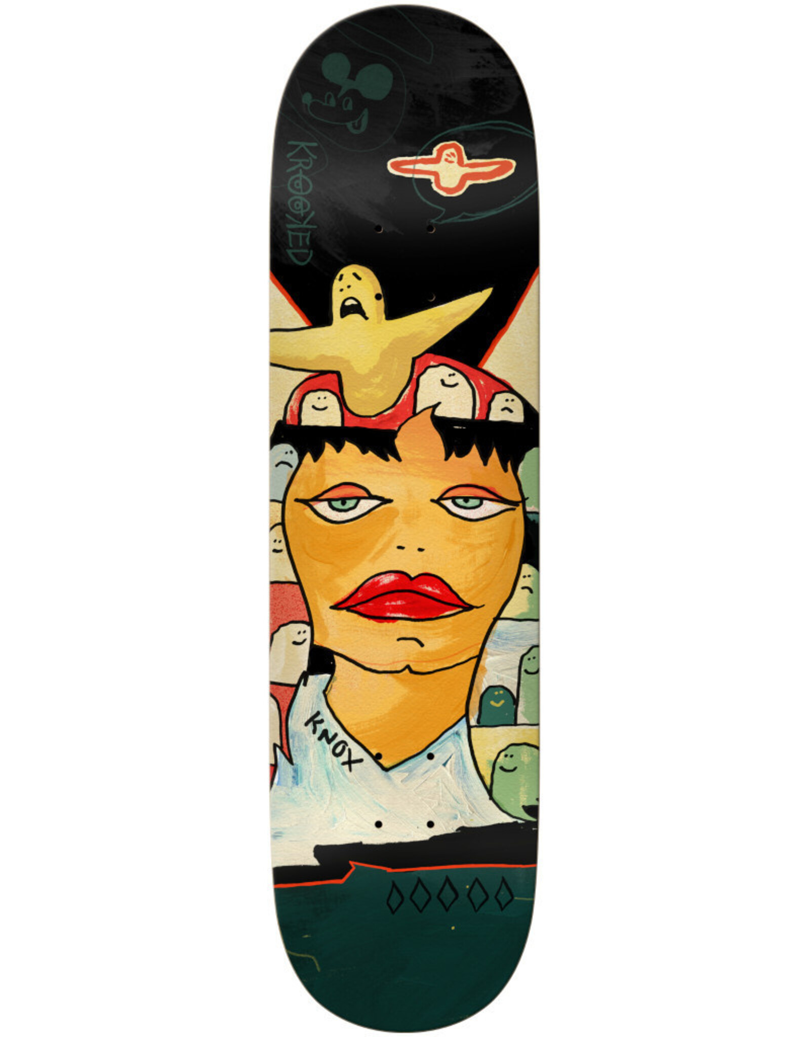 Krooked Krooked Deck Tom Knox Three Star (8.25)