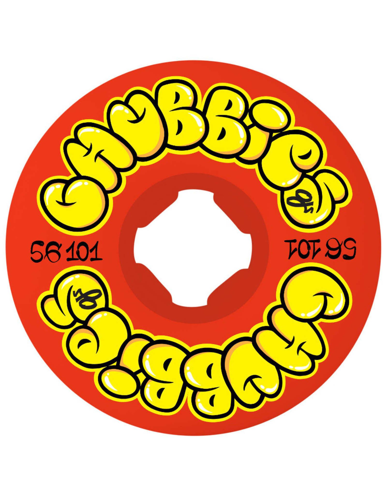 OJ Wheels OJ Wheels Team Throws Up Chubbies Red (56mm/101a)