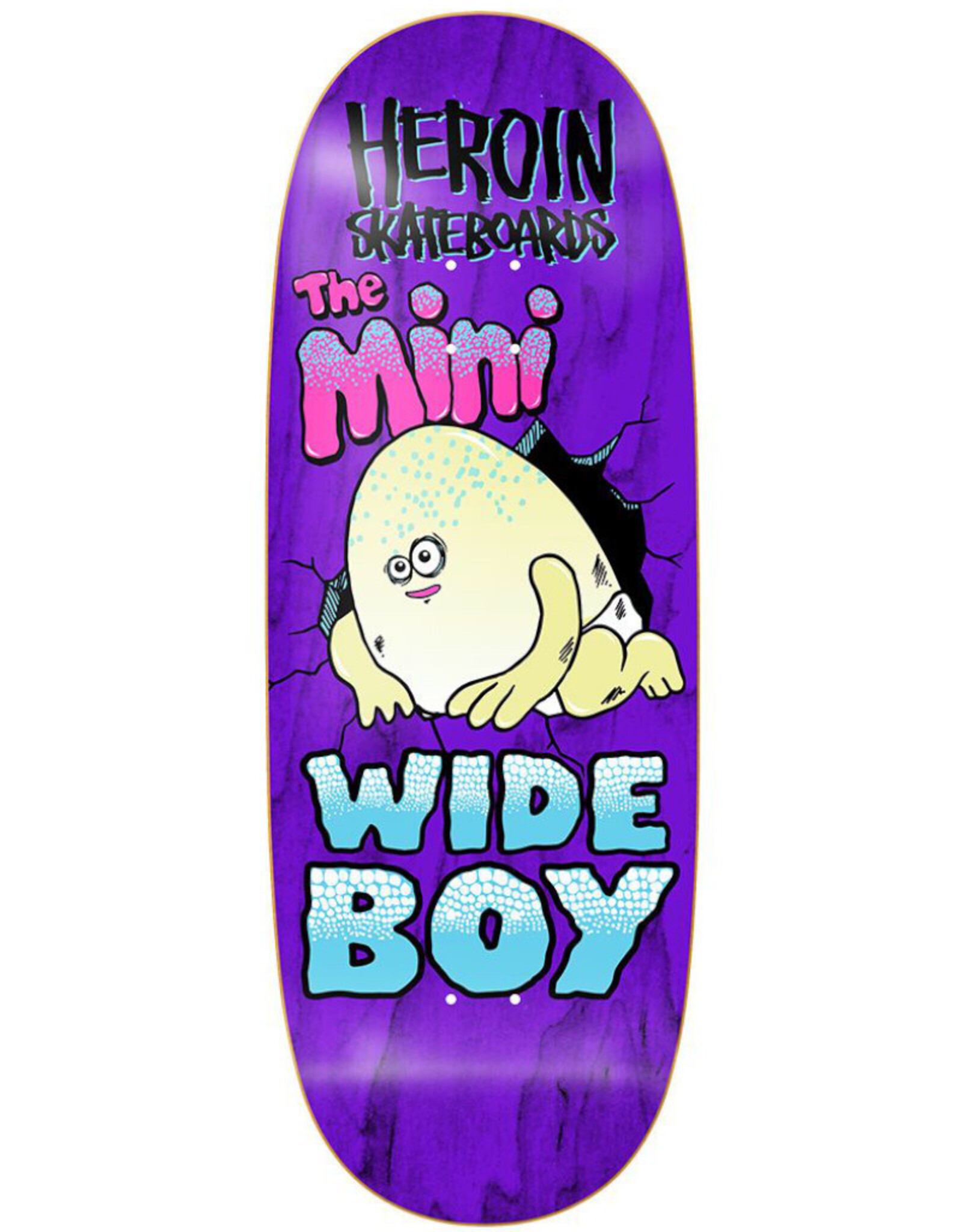Heroin Heroin Deck Team Mini Wide Boy (10.5)
