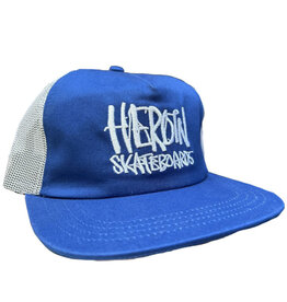 Heroin Heroin Hat Marker Trucker Snapback (Royal Blue)