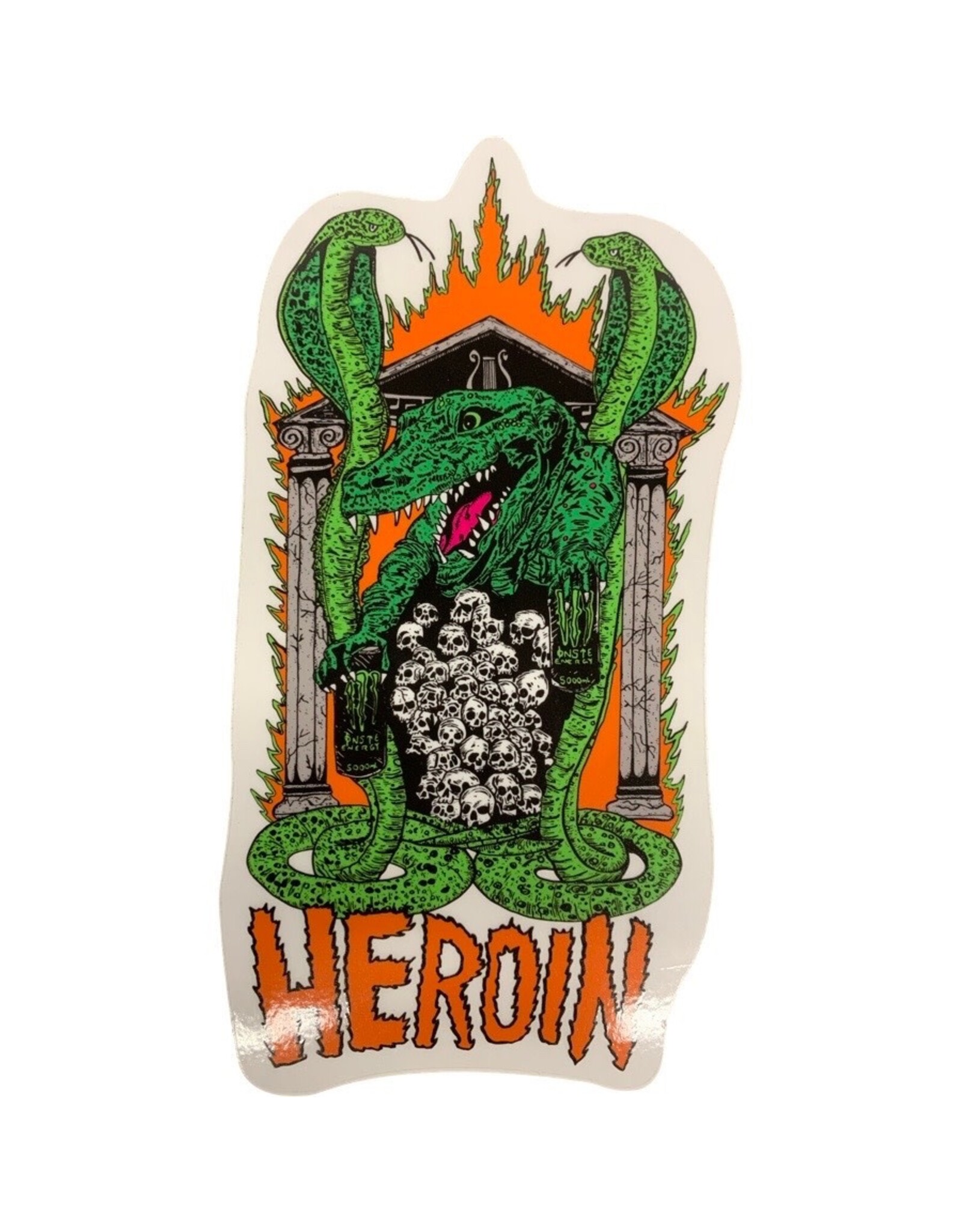 Heroin Heroin Sticker HO 25 Alligator Snake