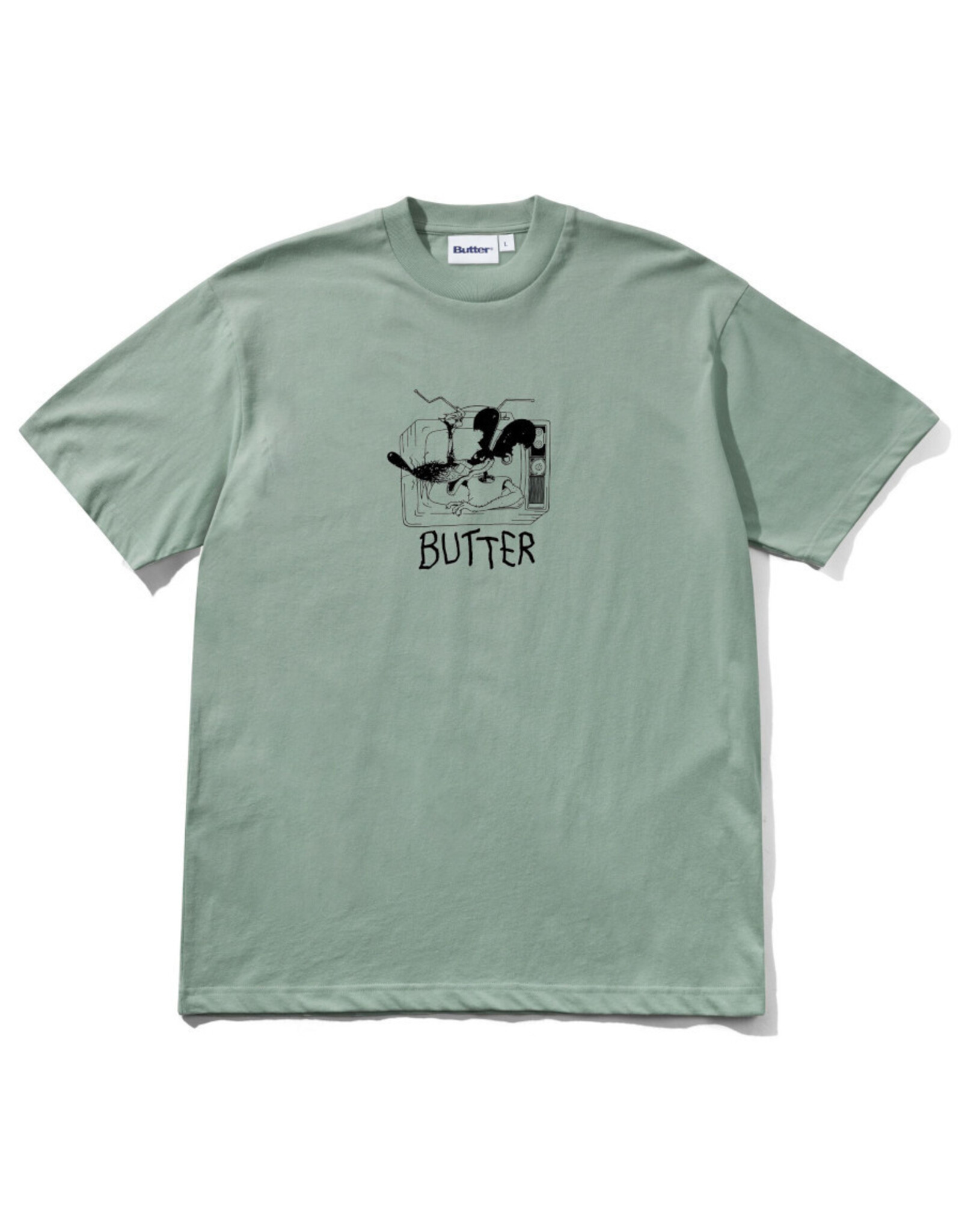 Butter Goods Butter Goods Tee Channel S/S (Dull Mint)