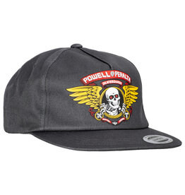Powell Peralta Powell Peralta Hat Winged Ripper Snapback (Charcoal)