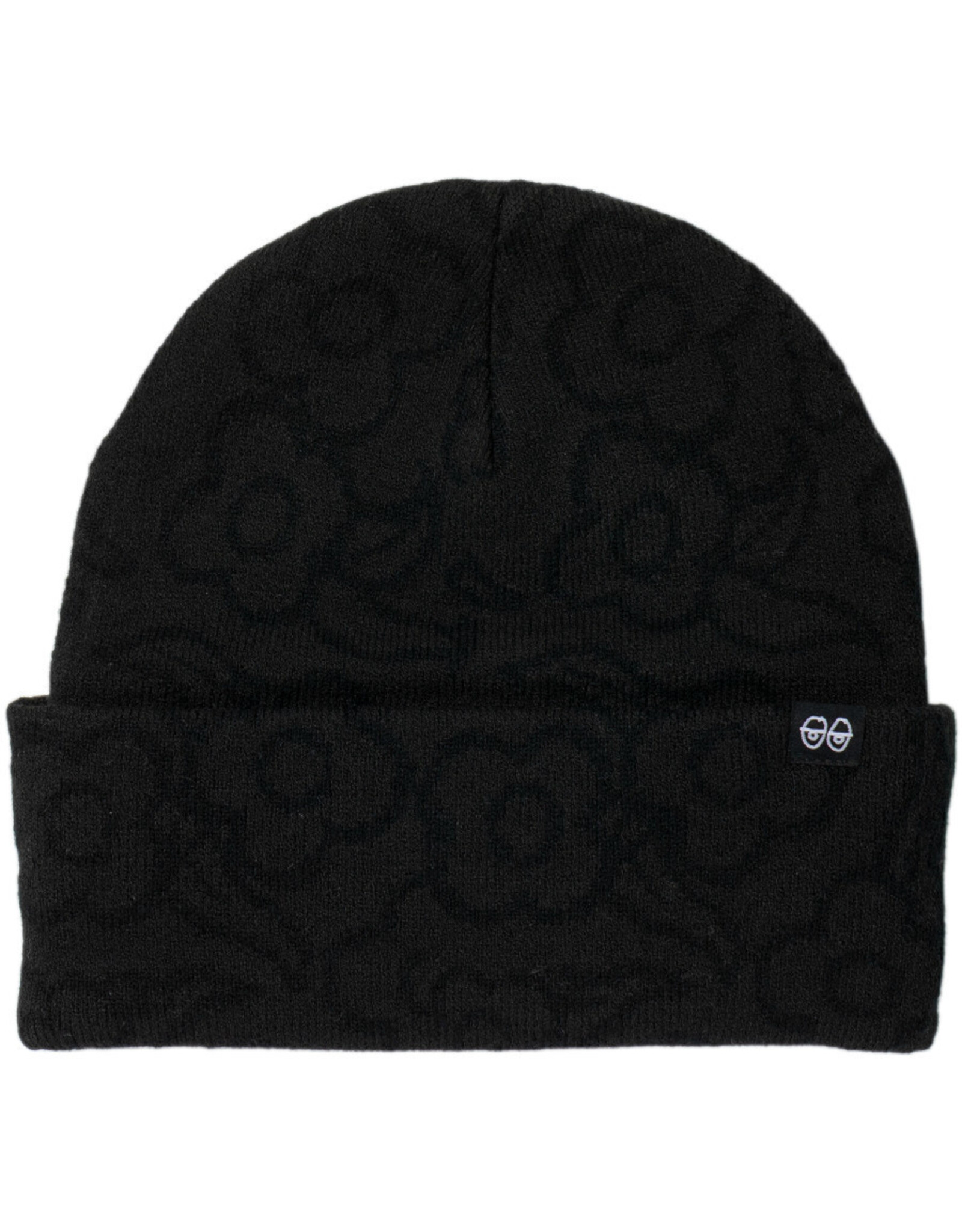 Krooked Krooked Beanie Flowers Eyes Cuff (Black)