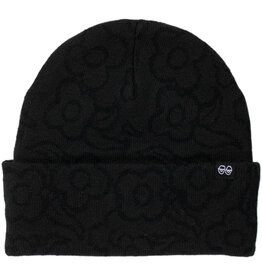 Krooked Krooked Beanie Flowers Eyes Cuff (Black)