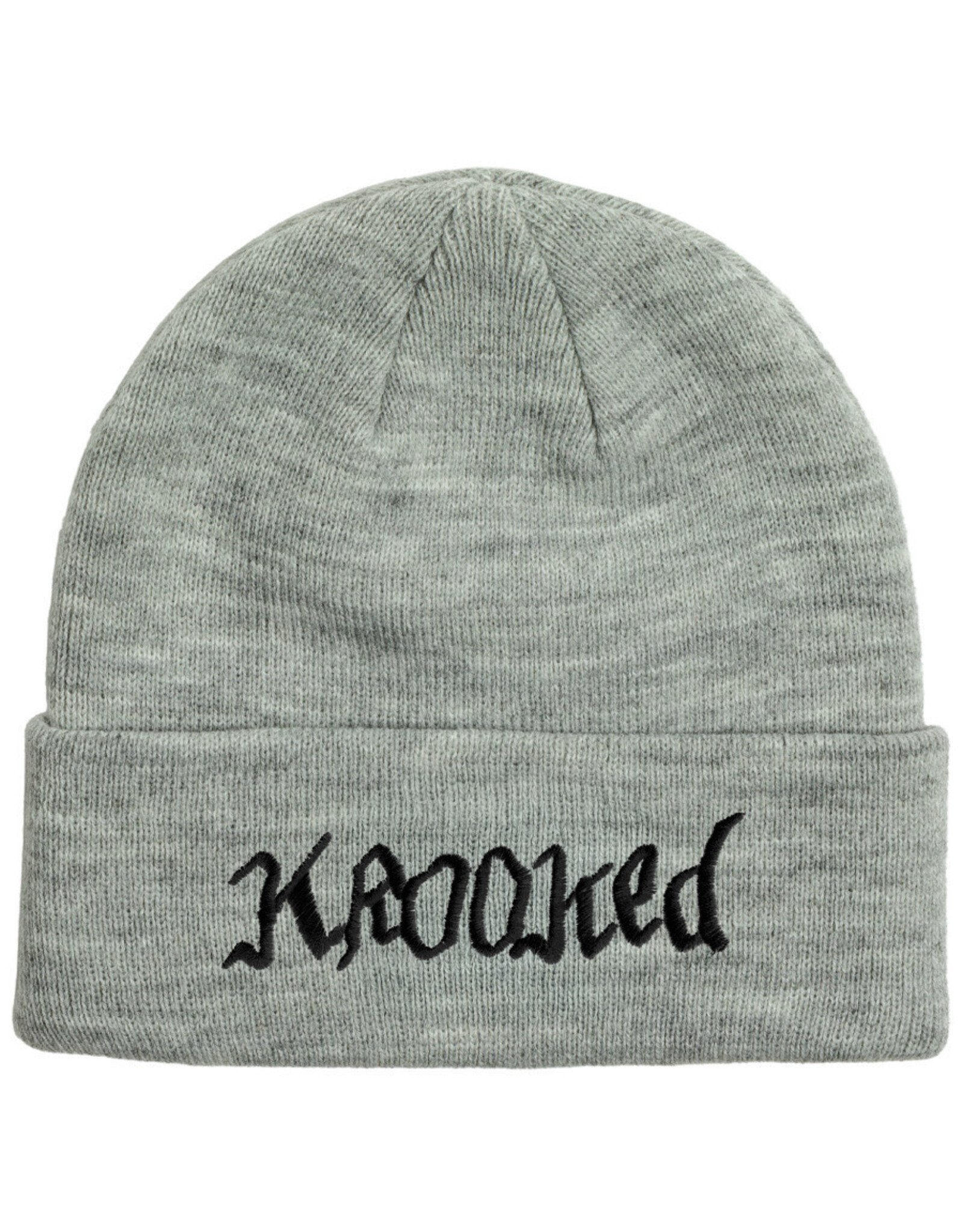 Krooked Krooked Beanie Double OK Script Cuff (Grey)