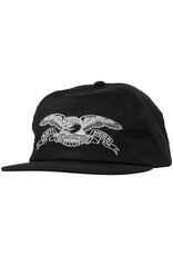 Anti Hero Anti Hero Hat Basic Eagle Embroidery Snapback (Black/Grey)