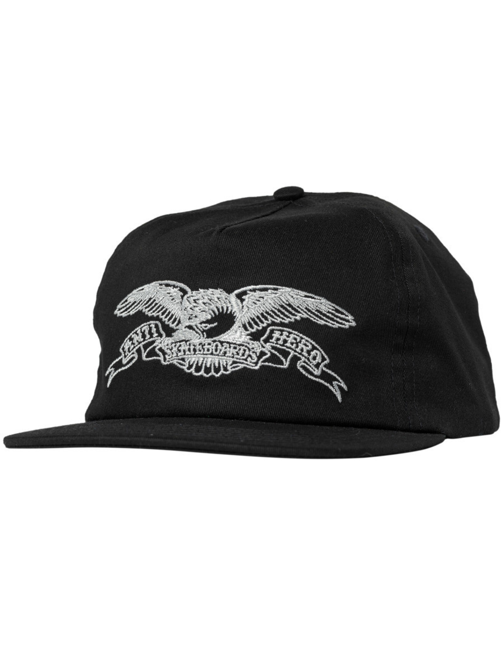 Anti Hero Anti Hero Hat Basic Eagle Embroidery Snapback (Black/Grey)