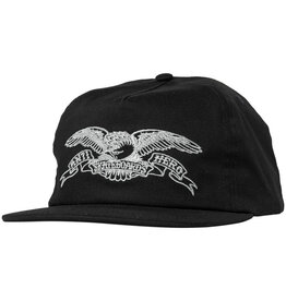 Anti Hero Anti Hero Hat Basic Eagle Embroidery Snapback (Black/Grey)