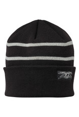 Anti Hero Anti Hero Beanie Stock Eagle Label Stripe Cuff (Black/Grey)